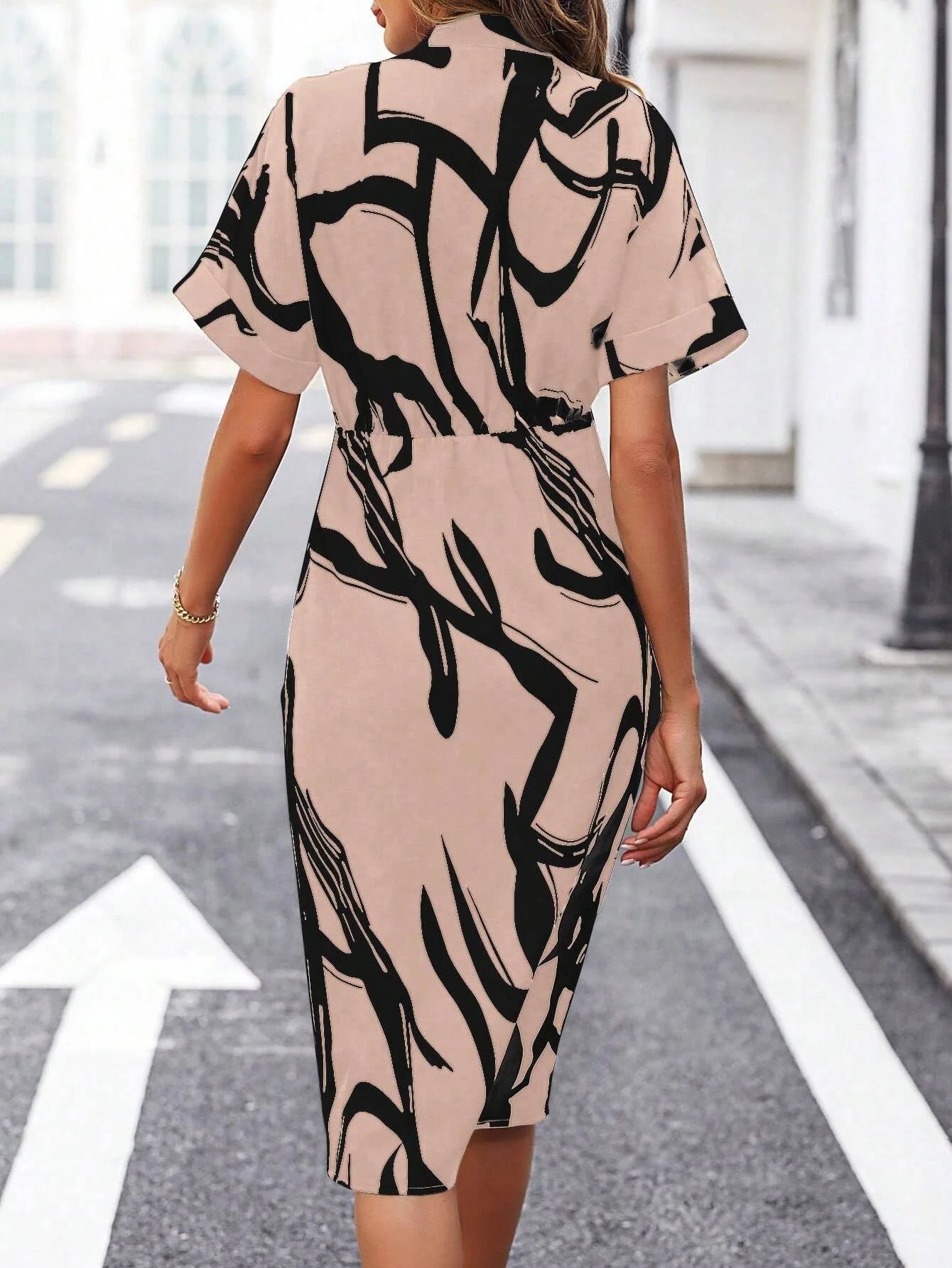 High-Waisted Summer Dress