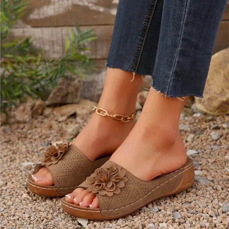 Woman Sandals Shoes Summer Platform Women Shoe Slides Women's Shoes Wedge Sandals Woman Beach Footwear Slipper Female