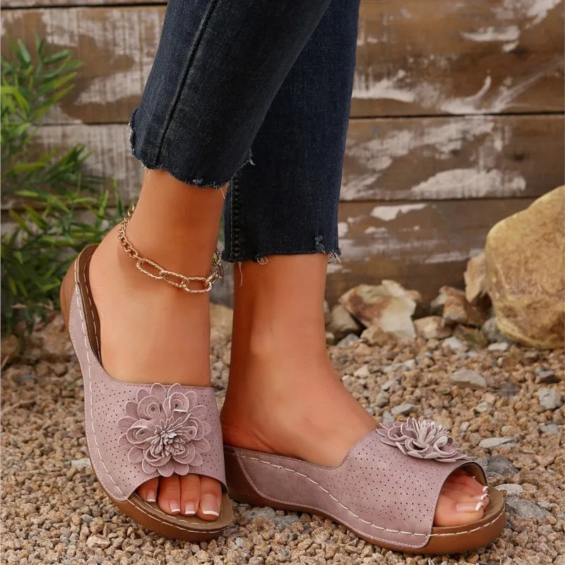 Woman Sandals Shoes Summer Platform Women Shoe Slides Women's Shoes Wedge Sandals Woman Beach Footwear Slipper Female