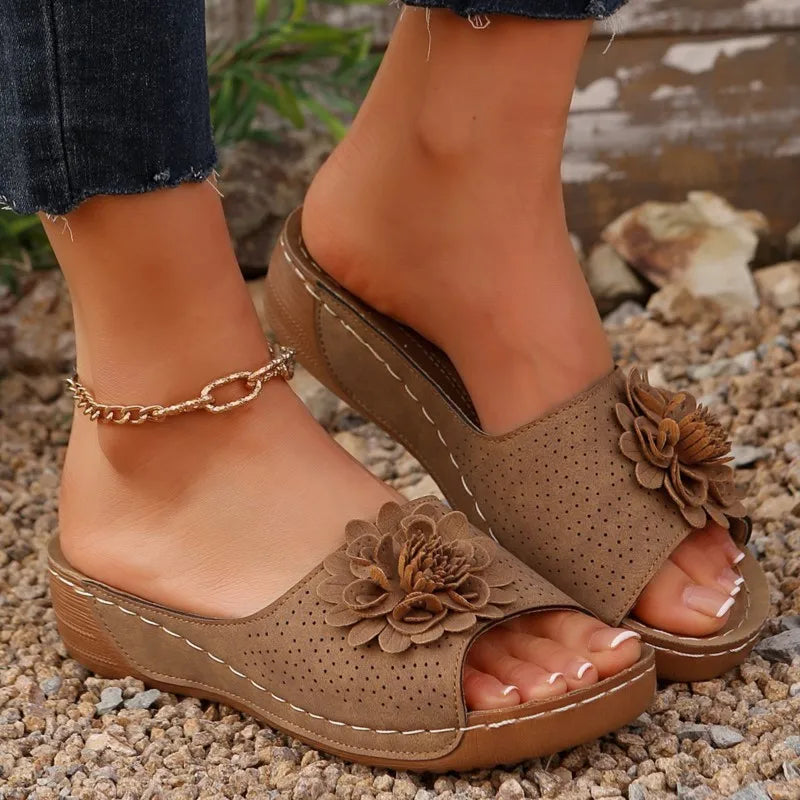 Woman Sandals Shoes Summer Platform Women Shoe Slides Women's Shoes Wedge Sandals Woman Beach Footwear Slipper Female