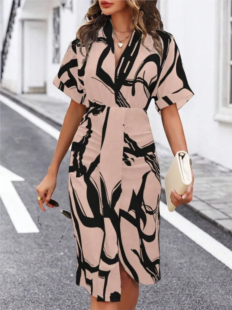 High-Waisted Summer Dress