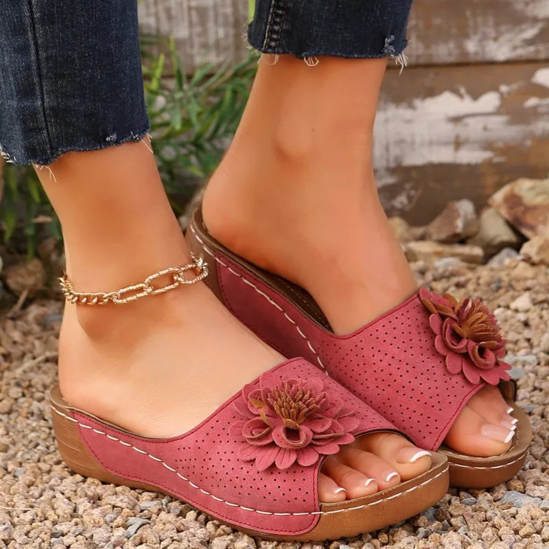 Woman Sandals Shoes Summer Platform Women Shoe Slides Women's Shoes Wedge Sandals Woman Beach Footwear Slipper Female