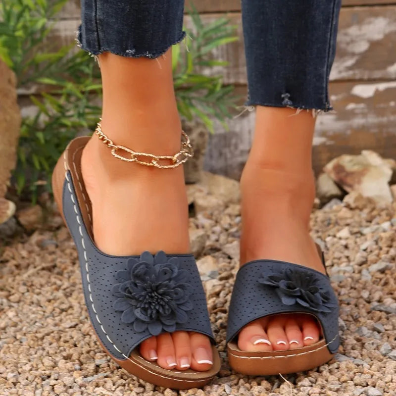 Woman Sandals Shoes Summer Platform Women Shoe Slides Women's Shoes Wedge Sandals Woman Beach Footwear Slipper Female